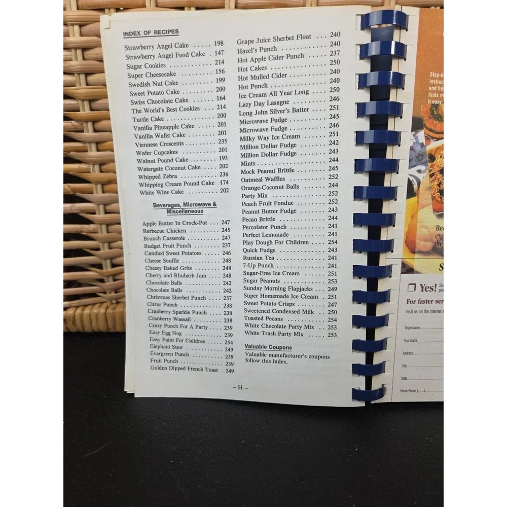 Doris And Chester Johnson Memorial Cookbook 1996 Jonesville Yadkinville NC